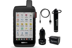 Wearable4U - Garmin Montana 750i Rugged GPS Touchscreen Navigator with inReach Technology and 8 Megapixel Camera with Included Ultimate Power Pack Bundle