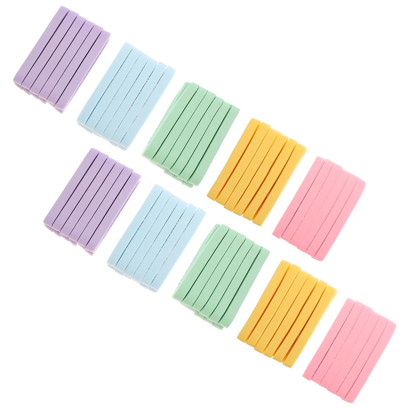 FRCOLOR Face Cleansing Sponges Reusable Compressed Facial Sponge Makeup Removal Pad Round Face s Exfoliating Face Cleansing Puff for Women, 120pcs (Random Color)