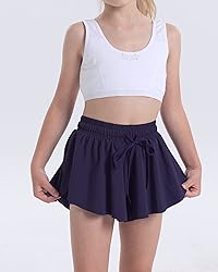 KEREDA Girls Flowy Shorts,Butterfly Shorts for Teen