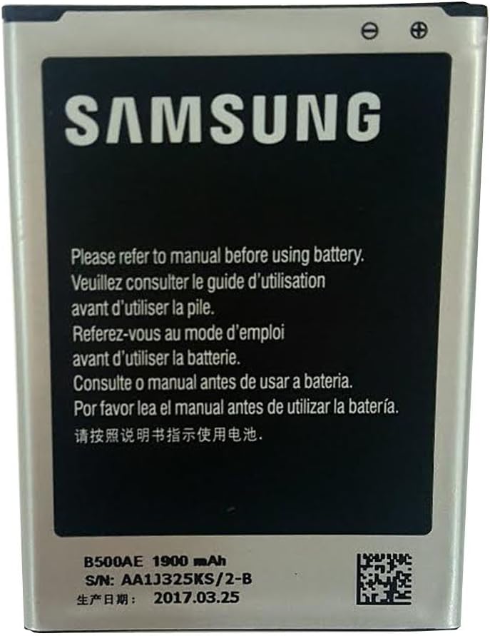 Original 1900mAh 3.8v Samsung Battery B500AE for Samsung Galaxy S4 Mini in Non-Retail Pack. Non-NFC