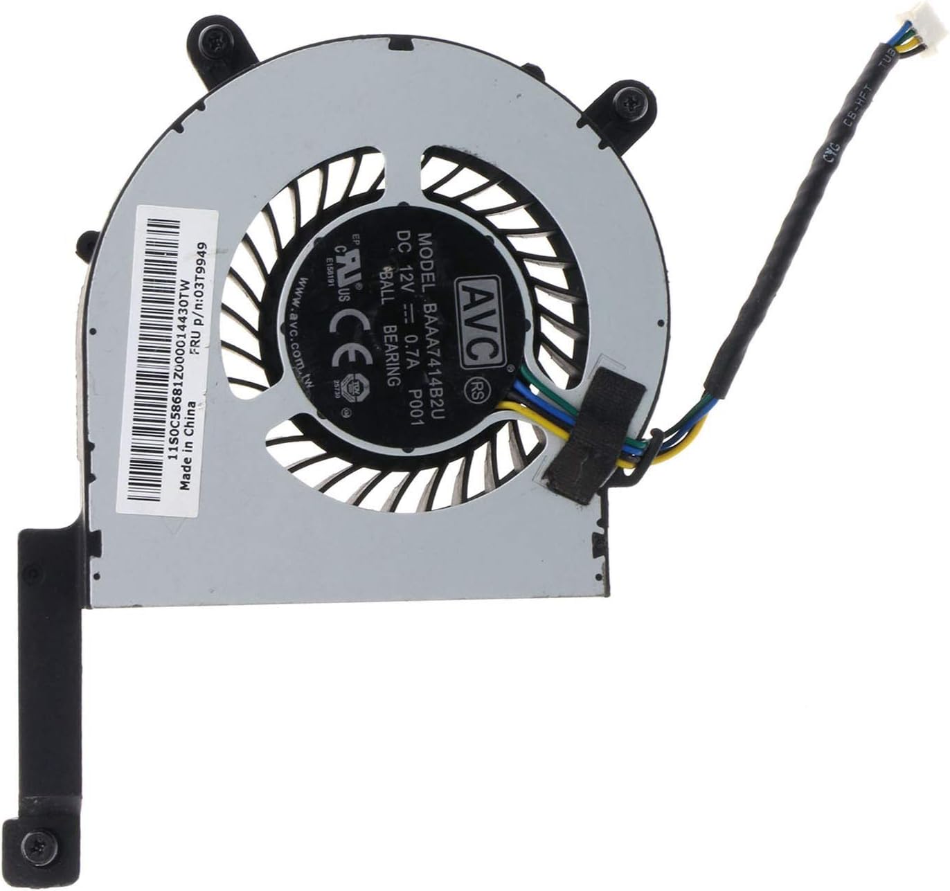 CPU Cooling Fan for Lenovo ThinkCentre M73 M83 M93 M93p 03T9949 BFB0712HB Amazon.ca Electronics
