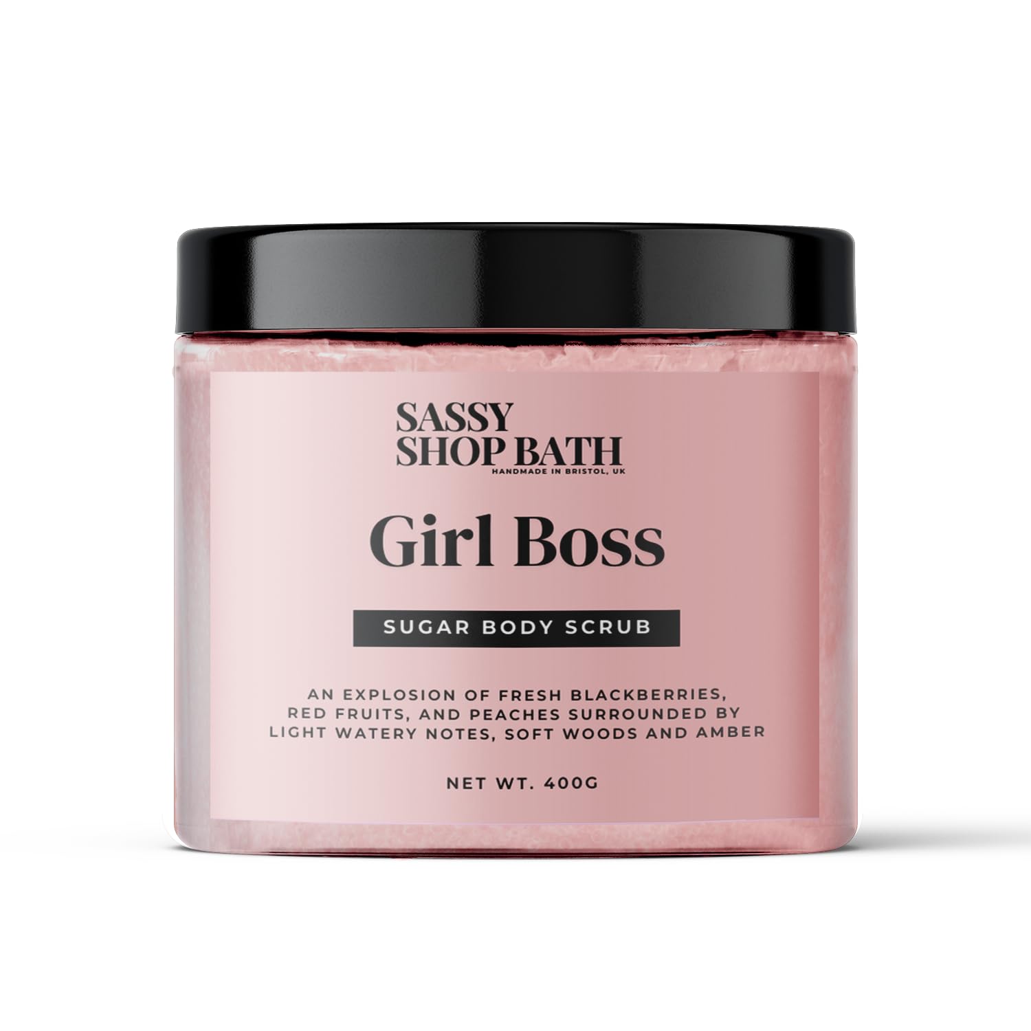 Sassy Scents Girl Boss Sugar Body Scrub | Exfoliating + Hydrating | Soft Smooth Skin | 400g