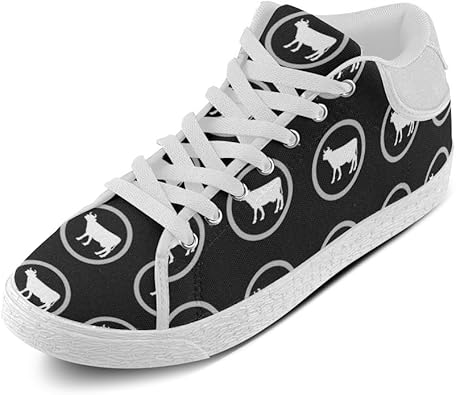 black and white pattern shoes