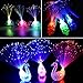 Dsar Party Favor for Kids, 16 Pcs Finger Lights Colorful LED Flashing Toys for Birthday, Wedding Concent, Best Gift