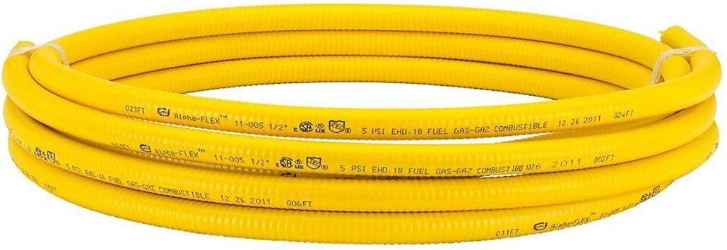 Homeflex 11 00525 1 2 Inch X 25 Feet Corrugated Tubing Stainless Steel