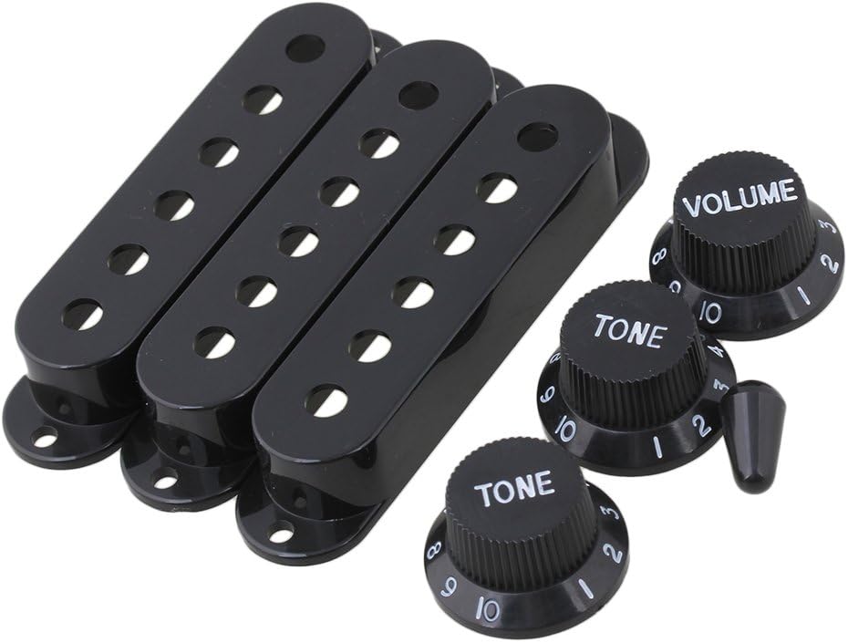 loguees 3 piece single coil pickup cover hole pitch