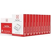 TRU RED Copy Paper 8.5x11 Inch, 20lb Weight, 92 Brightness, 5000 Sheets (10 Reams), Multipurpose White Printer Paper for Laser, Inkjet & Copier