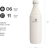 Stanley All Day Slim 0.6L Water Bottle Cream Leakproof Dishwasher Safe view 2