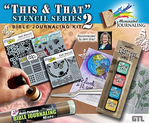 This & That Stencil Series #2 Bible Journaling Kit Paperback – January 1, 2017
