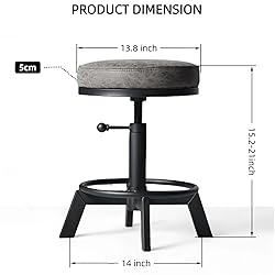 BOKKOLIK Industrial Bar Stools-Standard Height
