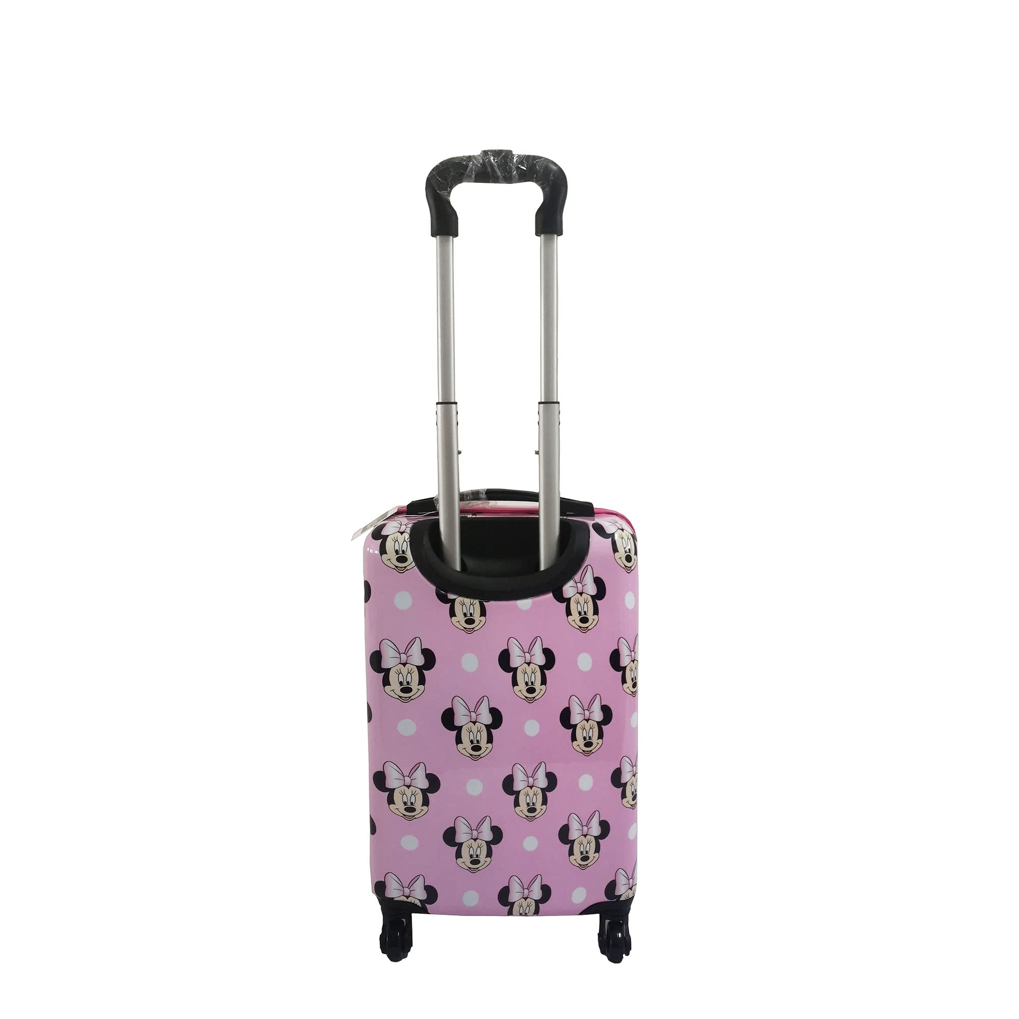 Fast Forward 20 Inches Minnie Mouse Suitcase For Kids - Hard Sided Tween Travel Trolley kid suitcase for girls With Wheels