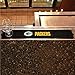 FANMATS 13986 Green Bay Packers Drink Bar Mat - 3.25in. x 24in. - Durable Dish Drying Mat, Easy Clean, Counter Mat