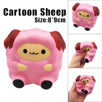  Vibola Sensory Toy Cartoon Sheep Squishy Slow