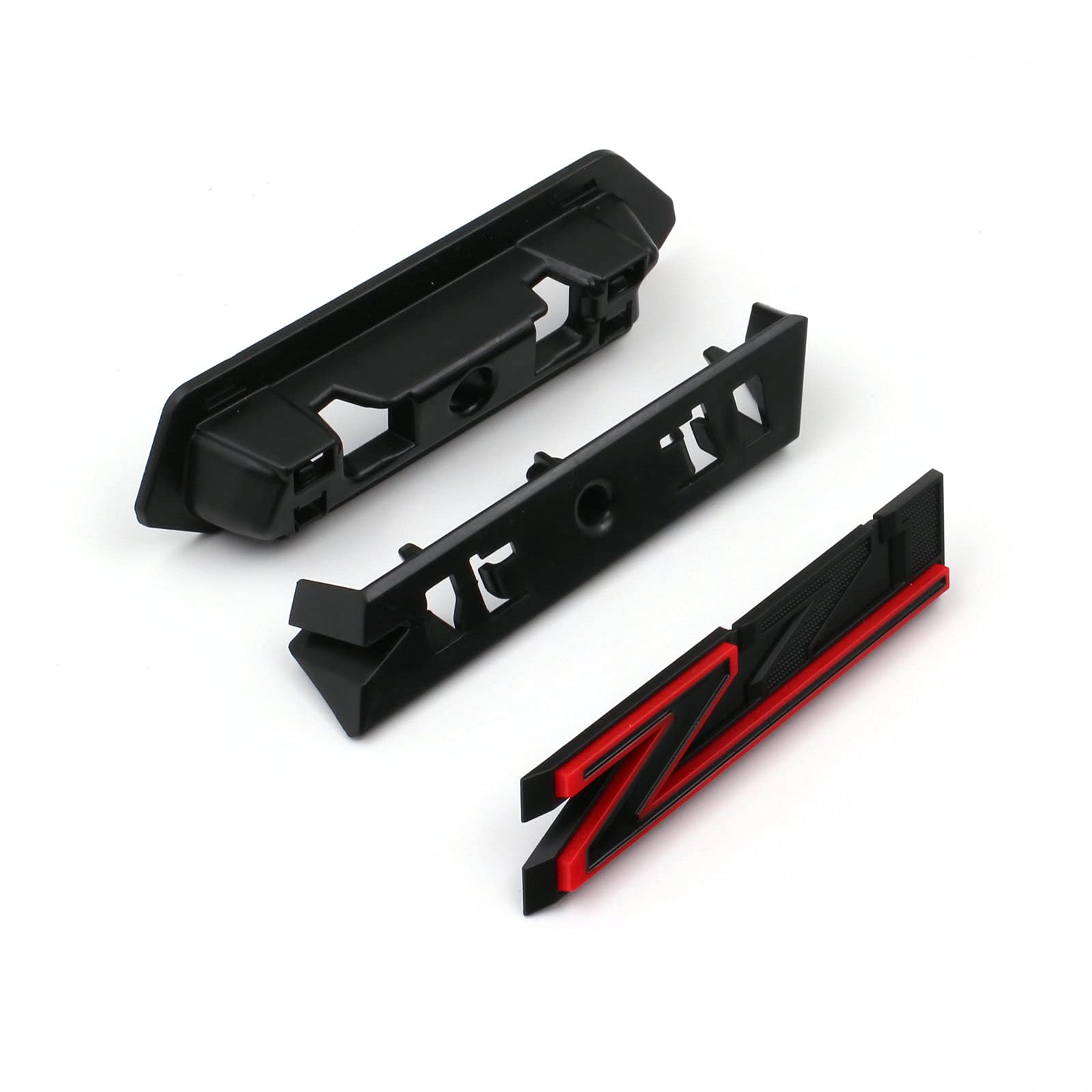 Photo 1 of 1 Grille Z71 Front Emblem 3D Badge Compatible with 2019-2023 Silverado Tahoe Suburban RST 1500 HD 2500 HD 3500HD 84384428 (Black Red)