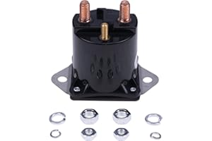 YIHETOP 12V 3-Terminal Solenoid Switch Relay Compatible With Case Tractor & International Combines