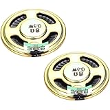 uxcell 0.5 W 8 Ohm DIY Speaker 40mm Round-Shape Replacement Loudspeaker 2pcs