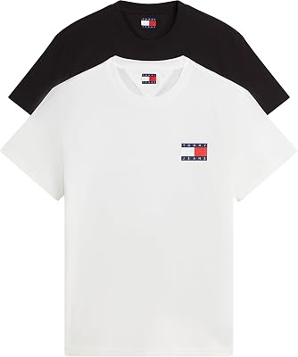 TJM Slim 2Pack ESS Flag tee EXTDM0DM22143, T-Shirt, Multi, M
