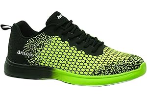 Pyramid Men’s Path Lite Seamless Mesh Bowling Shoes - Lightweight Seamless Design, Athletic Fit, Breathable Knit Upper, Universal Slide Soles