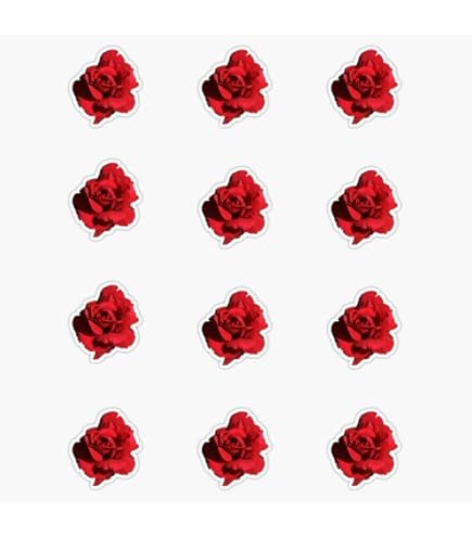 RED ROSE Of LANCASTER Flower UK Lancashire England British 100mm Sticker Decal