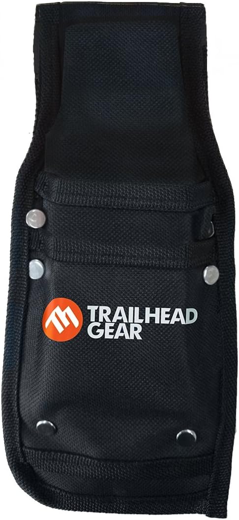 Trailhead Gear Black Durable Tree Felling Bucking Wedge Belt Pouch Holdster | Holds Two Wedges