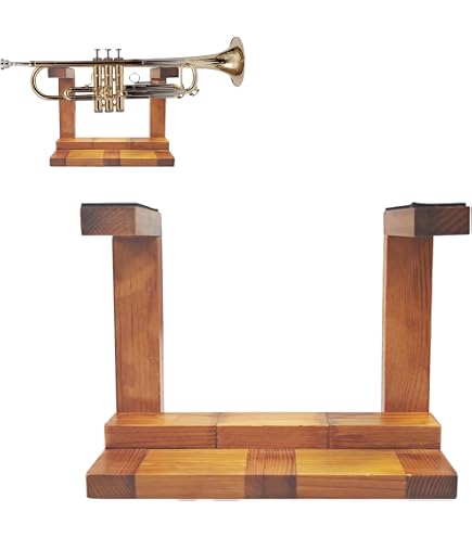 String Swing Support Horizontal Trompette - Support Mural Made In USA Pour Toutes Trompettes