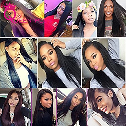 Queen Plus Hair Straight Weave 7a Brazilian Virgin Hair Middle