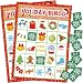 Fancy Land Christmas Bingo Game for Kids 24 Players Holiday Party Supplies primary