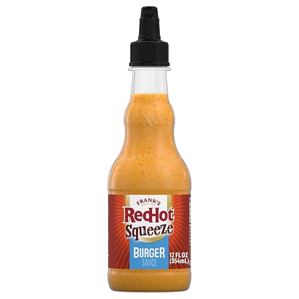 FRANK’S REDHOT BURGER SAUCE, SQUEEZE BOTTLE, CREAMY, TANGY...