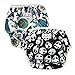 Alva Baby 2pcs Pack One Size Reuseable Washable & Stylish Swimming Nappy Fits for Swimming Lesson, Sea Animals and Skulls SW06-132