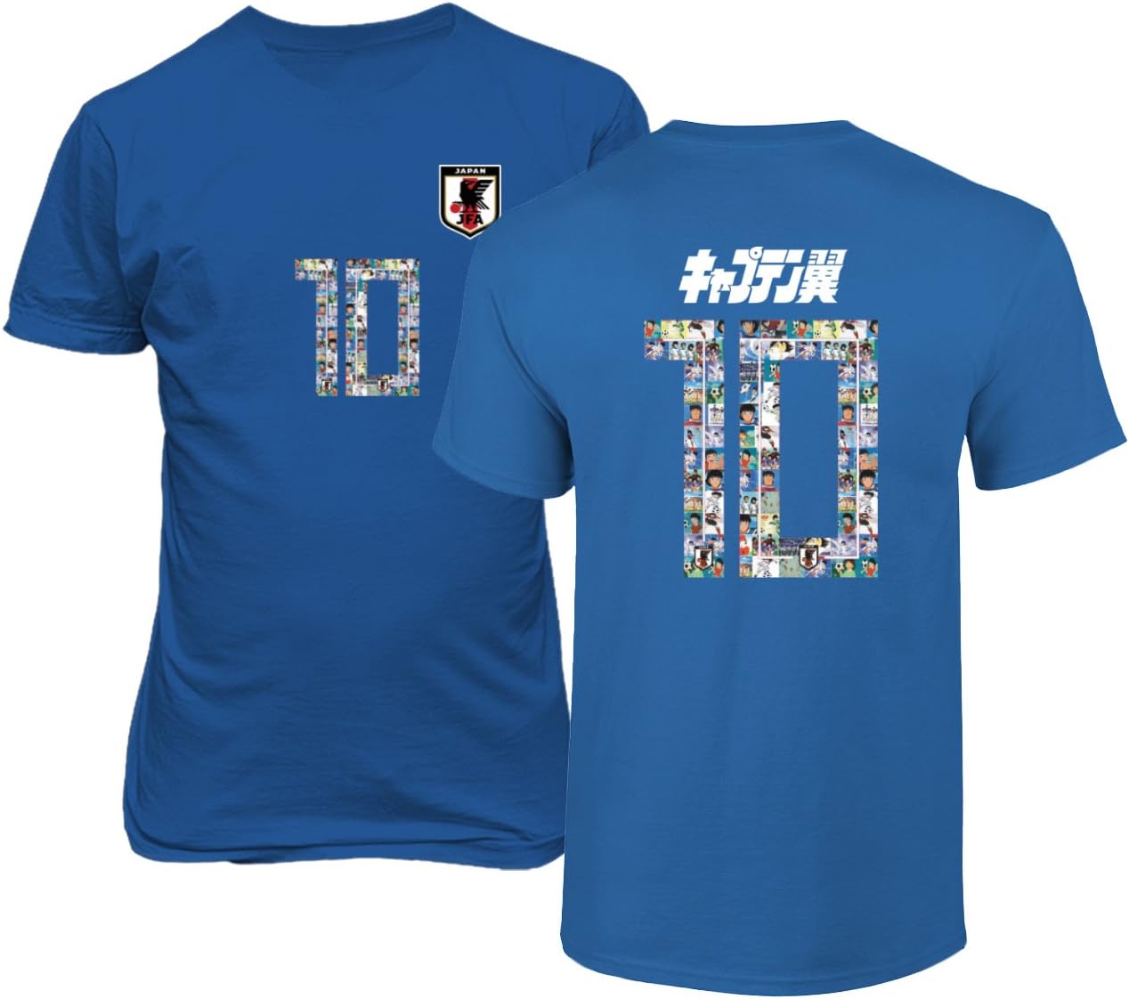 Tcamp Japan Novelty Captain Nankatsu Tsubasa 2018 World Soccer Championship Men's T-Shirt