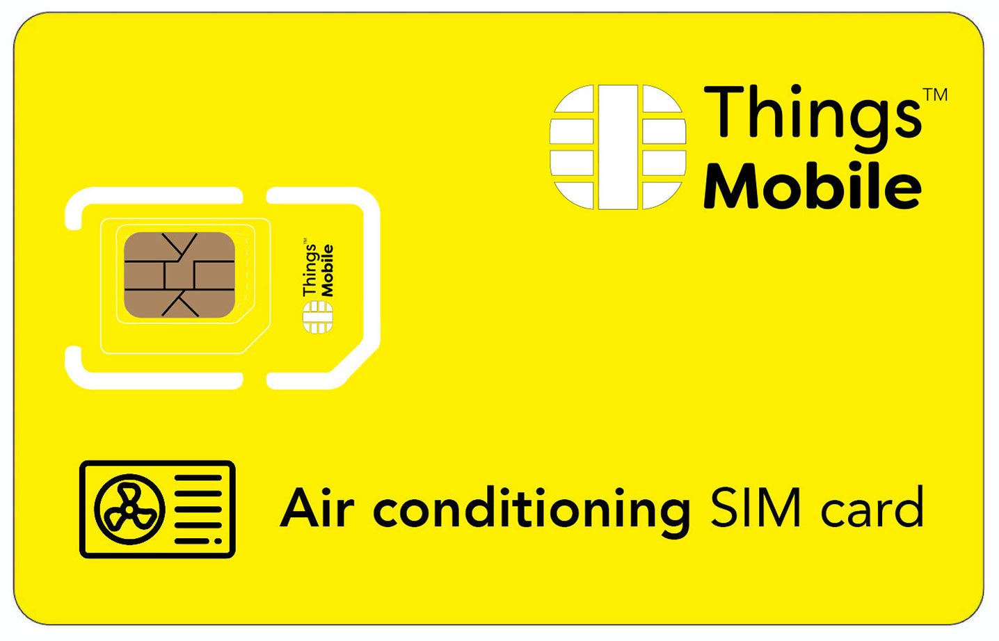 SIM Card for AIR CONDITIONERS/Heat Pumps - Things Mobile - Global Coverage, GSM/2G/3G/4G LTE Multi-Operator Network, No Fixed Costs, No Deadline. 10 € Credit Included