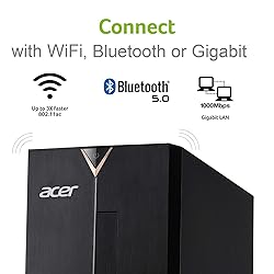 Acer Aspire TC-390-UA92 Desktop, AMD Ryzen 5 3400G