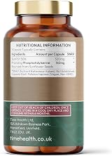 Time Health Phosphatidylserine 160mg SunPS Sunflower Soy Free Vegan 60 Caps view 2