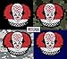 IT Pennywise Inspired Art You'll Float Too Glue OR Tactical Morale Hook+Loop Patch