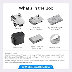DJI Mini 4K Drone Quadcopter Fly More Combo with