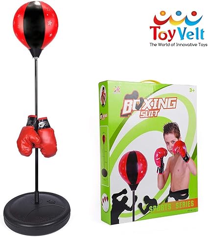 punching bag with gloves for kids