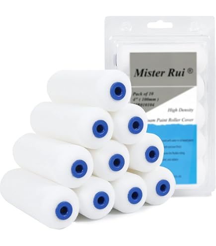 Edward Tools 4" Paint Roller Covers Refills Pack Of 10 - View #4