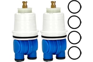 WAIROOL RP19804 Shower Cartridge Compatible with Delta Faucet 1300/1400 Series Tub and Shower Valves, RP19804 Cartridge Replacement Fits Select Monitor Valves 1993-2007 (2 PCS)