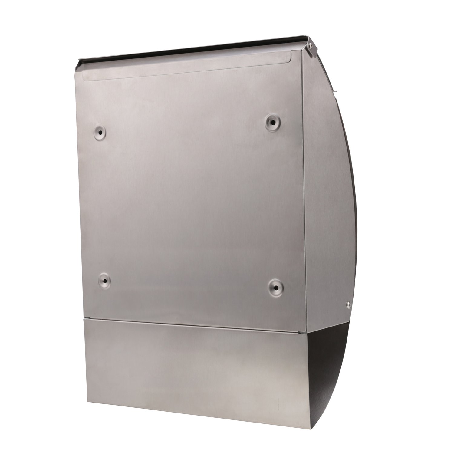 coorun Boîte aux lettres boîte aux lettres en acier inoxydable brossé Boîte aux lettres murale Post Letter Box Boite aux lettres, argent