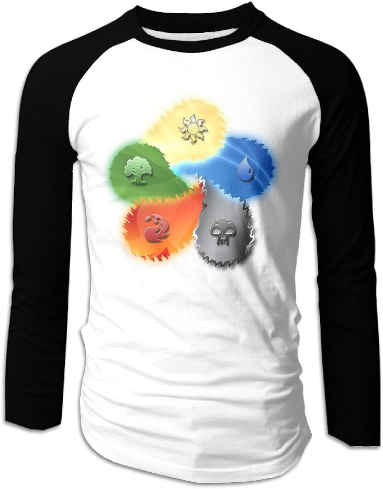 MEGGE Magic The Gathering 3 Men T Shirt Tops Black