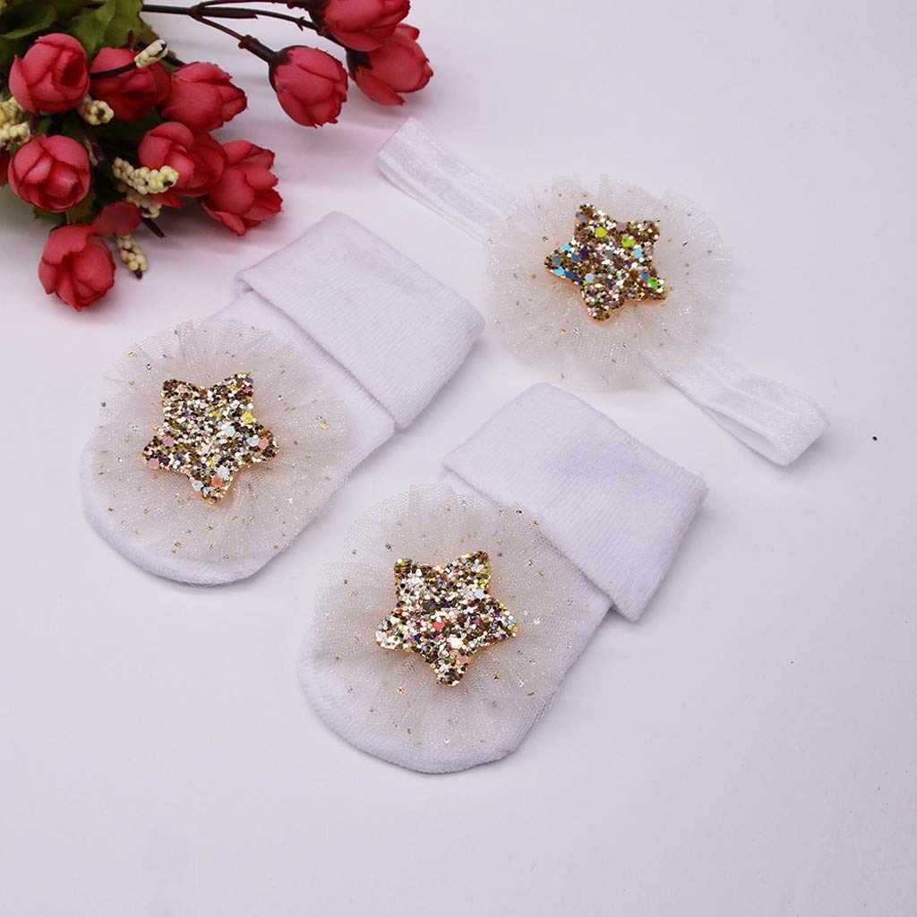 Chaussette Bebe Fille Naissance Dentelle Noeud Bapteme Blanc Conton Marige Ceremonie Bebe 0 24mois Ensemble Bandeaux Chaussettes Antiderapante Non Glissement Princesse Chaussure Bebe Fille 0 24m Chaussettes Et Collants Nertili Al