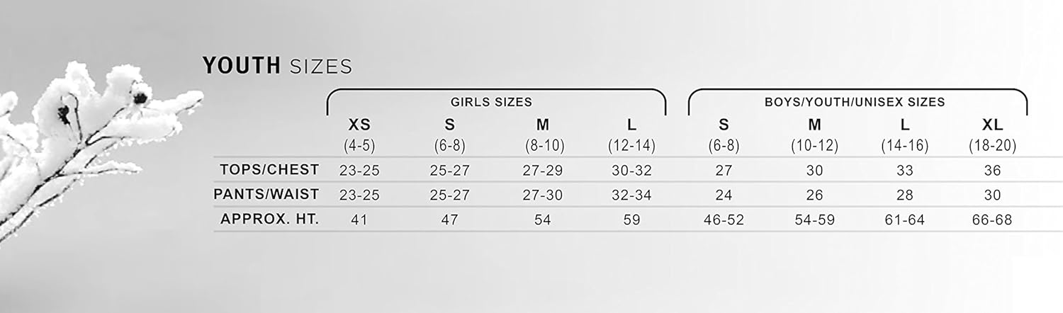 Indera Girls Traditional Thermal Underwear Shirt and Pant Set : Clothing