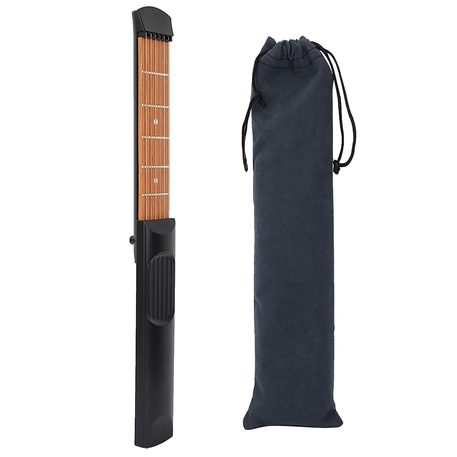 Chord Trainer , Portable Mini 6 Fret Guitar Practice Pocket Guitar Neck Chord Hands Training Tool for Beginner
