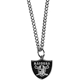 NFL Siskiyou Sports Fan Shop Las Vegas Raiders Chain Necklace with Small Charm 22 inch Team Color