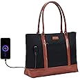 Laptop Tote Bag Working Bag for Women with USB, 15.6 Inch Laptop bag Business Women Gifts