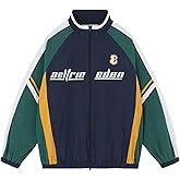 Aelfric Eden Mens Jackets Vintage Color Blocking Coats Lightweight Jacket sports Zip Up Casual Streetwear Tops