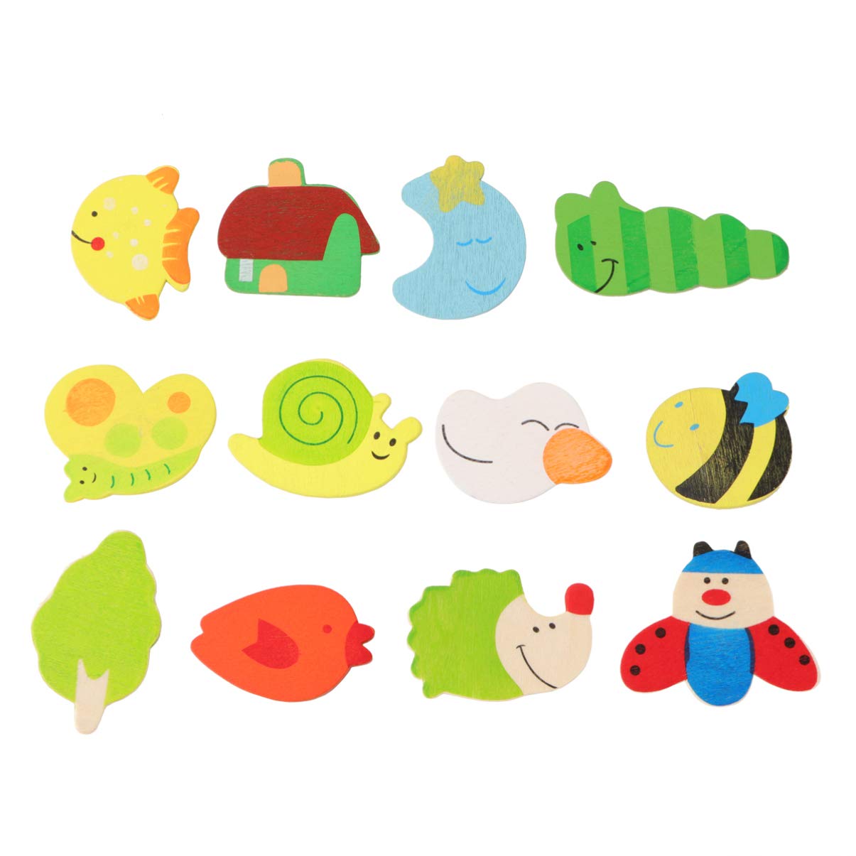 BESTONZON 12 Piezas Imanes de Nevera Pegatinas Pizarra Blanca ...