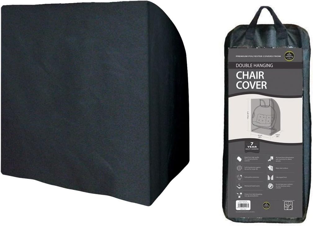 W1427 Garland Hanging Chair Cover (Double, Black) Amazon.co.uk Garden & Outdoors