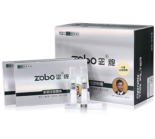 disposable filters for cigarettes ZOBO Disposable Cigarette Filters, 10 Layer Microporous Multi-Filtering to  Reduce Tar and Smoke Stains (100 Per Pack) Stylish Design, Suitable for  King, Regular, Slim and Super Slim Size of Cigarettes in Saudi