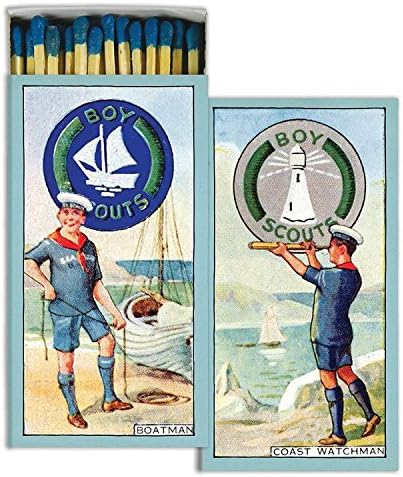 HomArt Large Decorative Boy Scouts - Boaters Match Box